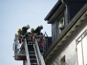 Dachgeschossbrand Koeln Muelheim Duennwalderstr  096